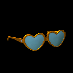 Heart Glasses Burnt Sienna